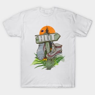 Old hiking boots T-Shirt